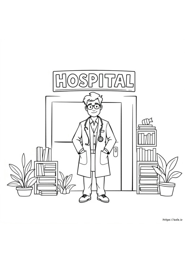 Dokter Kleurplaat