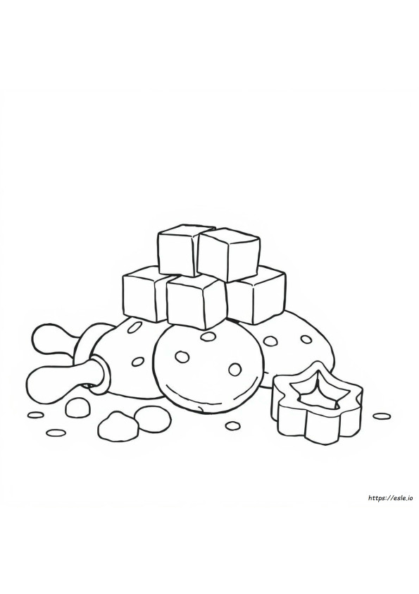 Coloriage Sucre Pour Biscuits