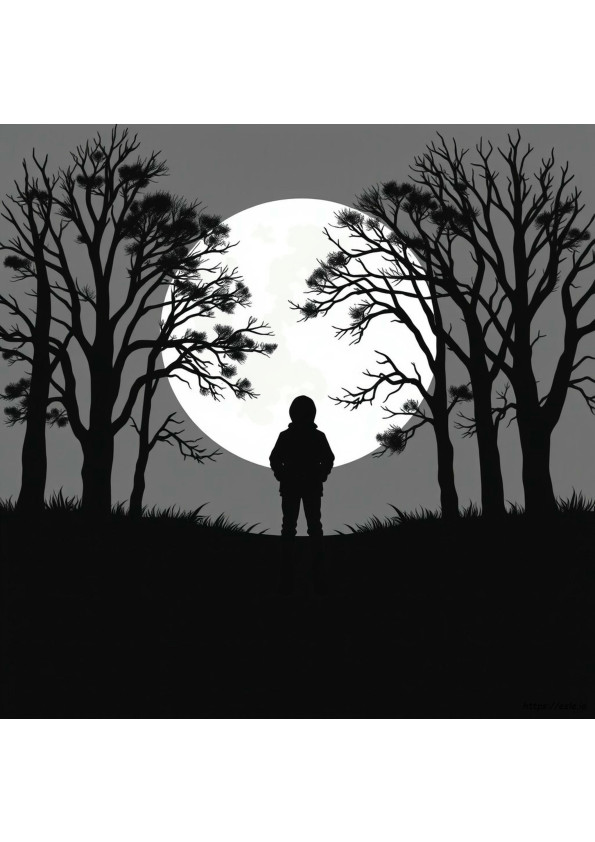 Desenhos De Sombras Para Colorir