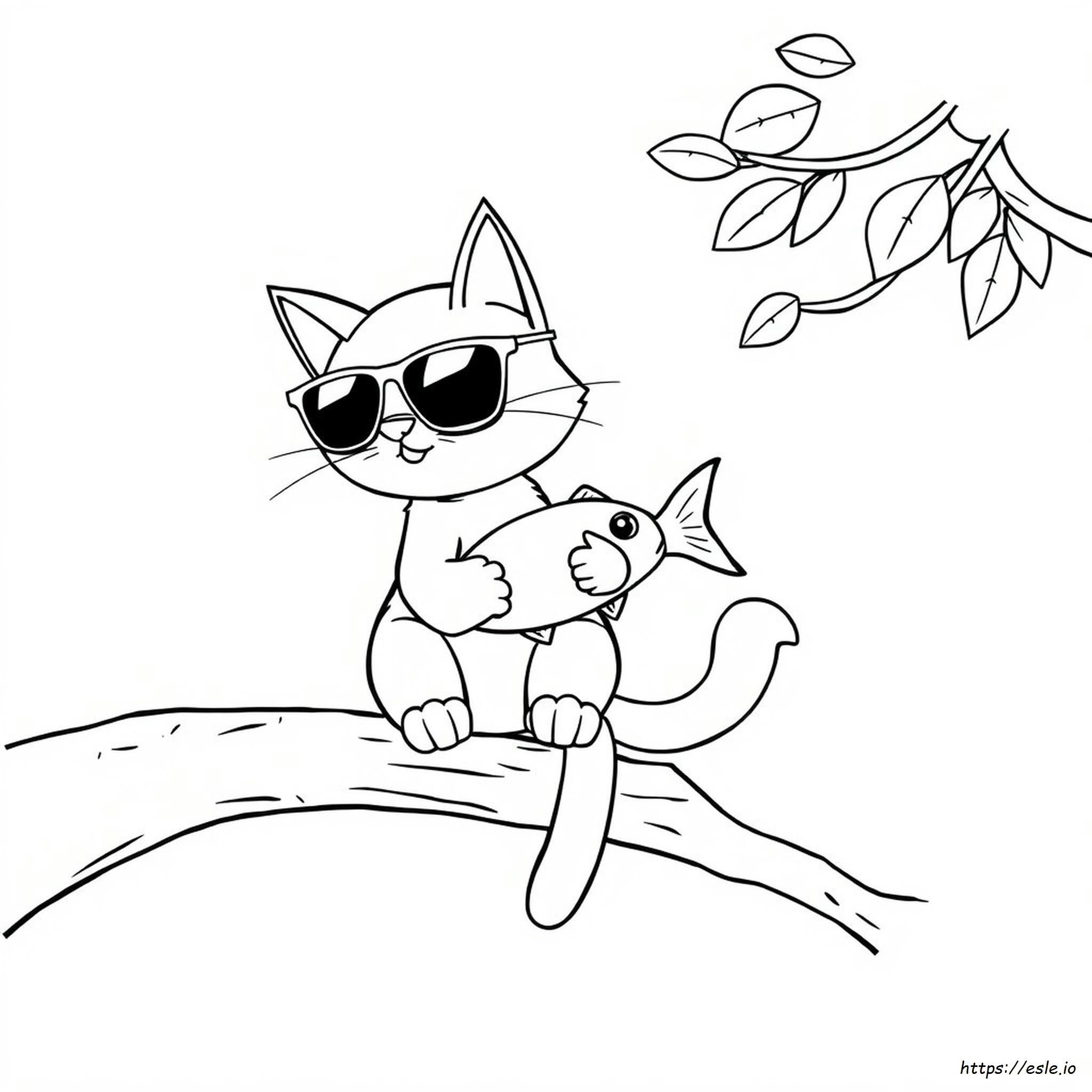 Disegno Gatto Bob Da Colorare Gratis