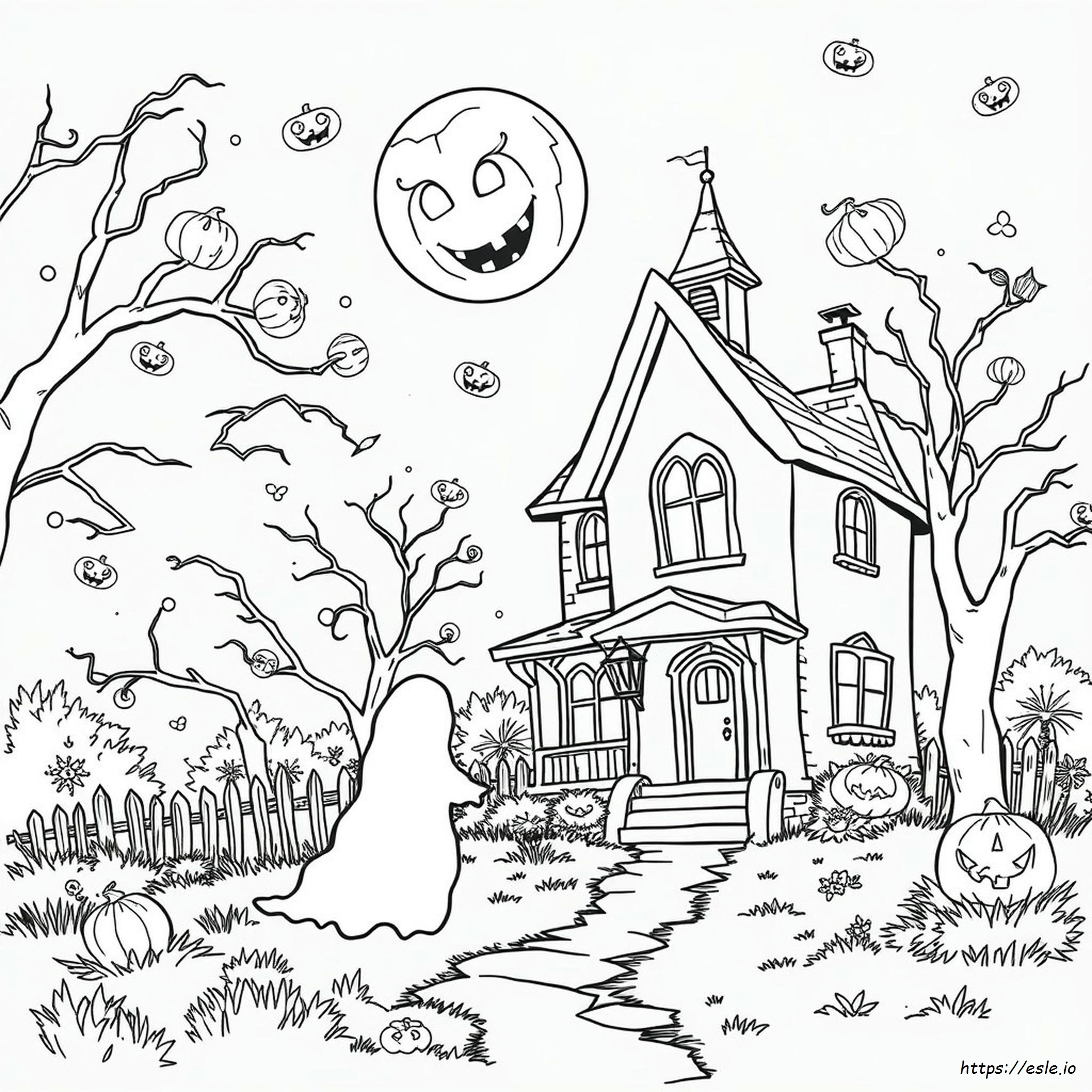 Spooky Coloring Pages For Adults - Free Printable