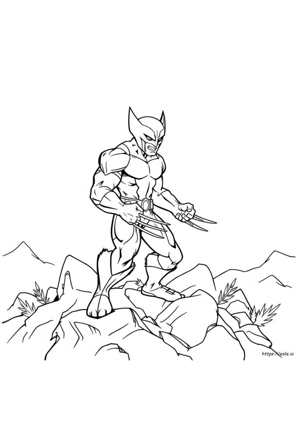 Wolverine Printable Coloring Pages