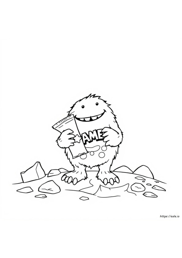 Mamee Monster Colouring