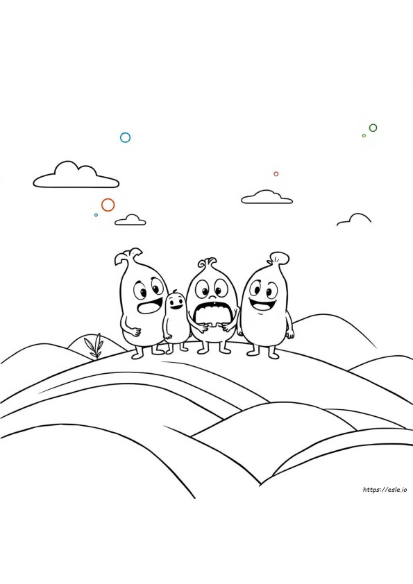 Oddbods Coloring Pages Printable