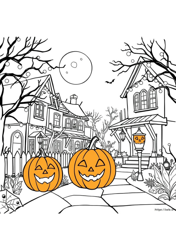 Halloween Värityskuvat Tweensille