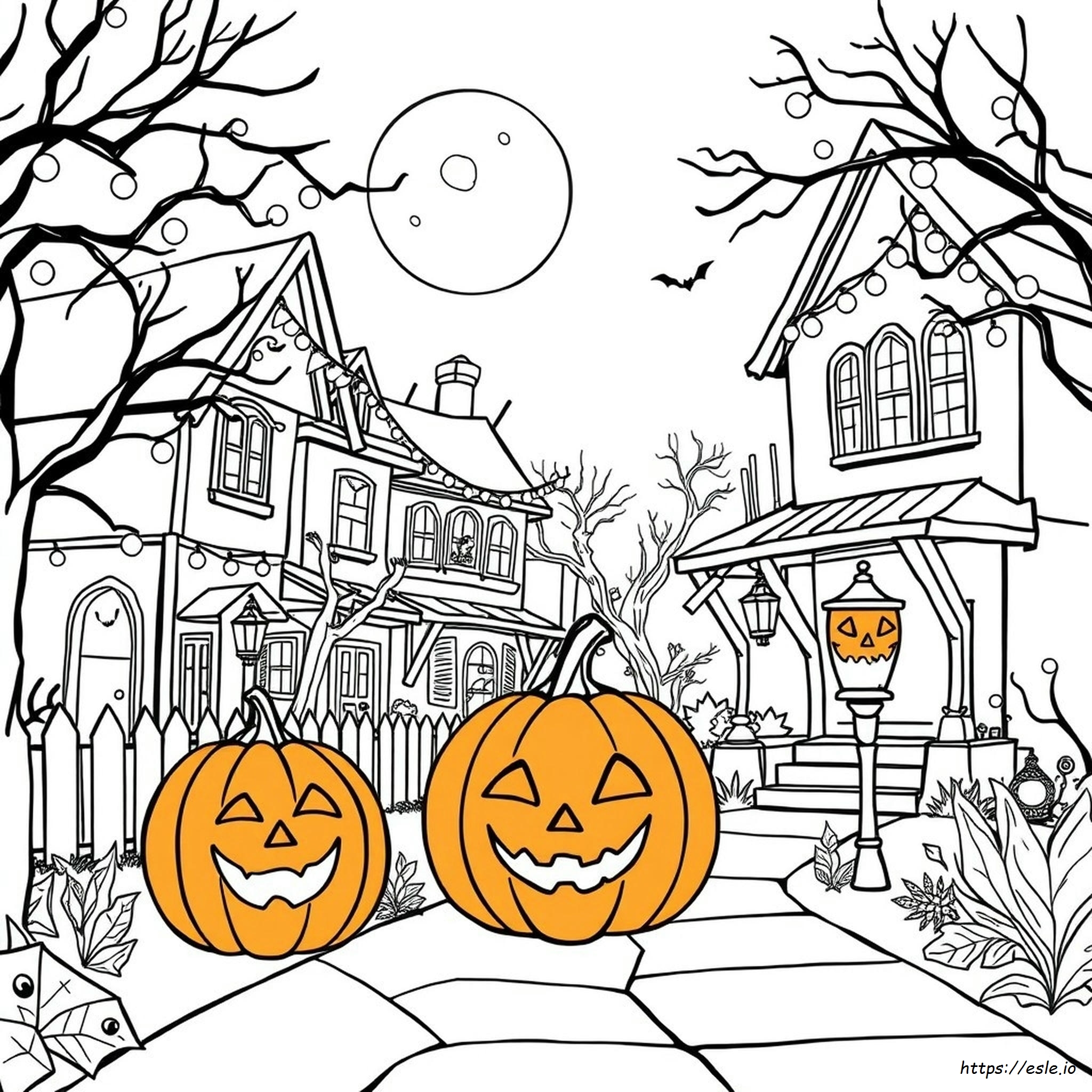 Halloween Ausmalbild Für Teenager