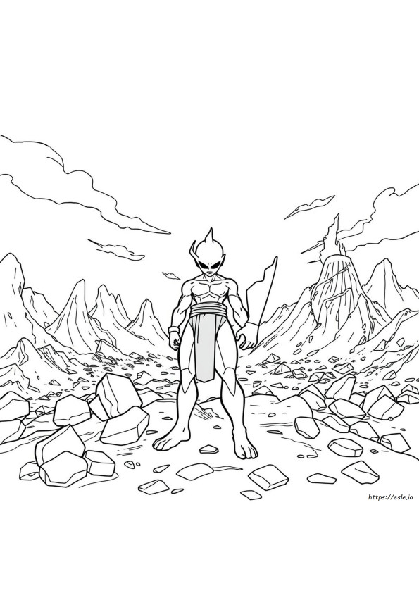 Jiren Coloring Pages