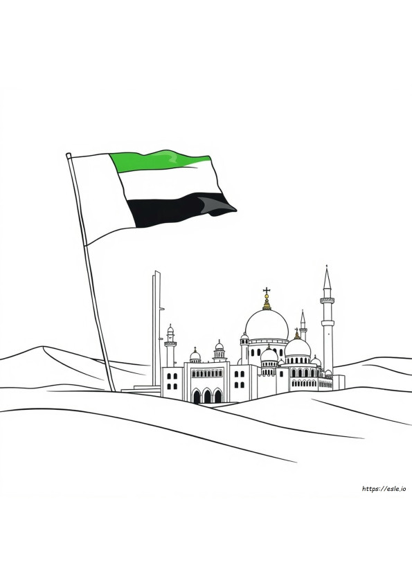 Uae National Day Colouring