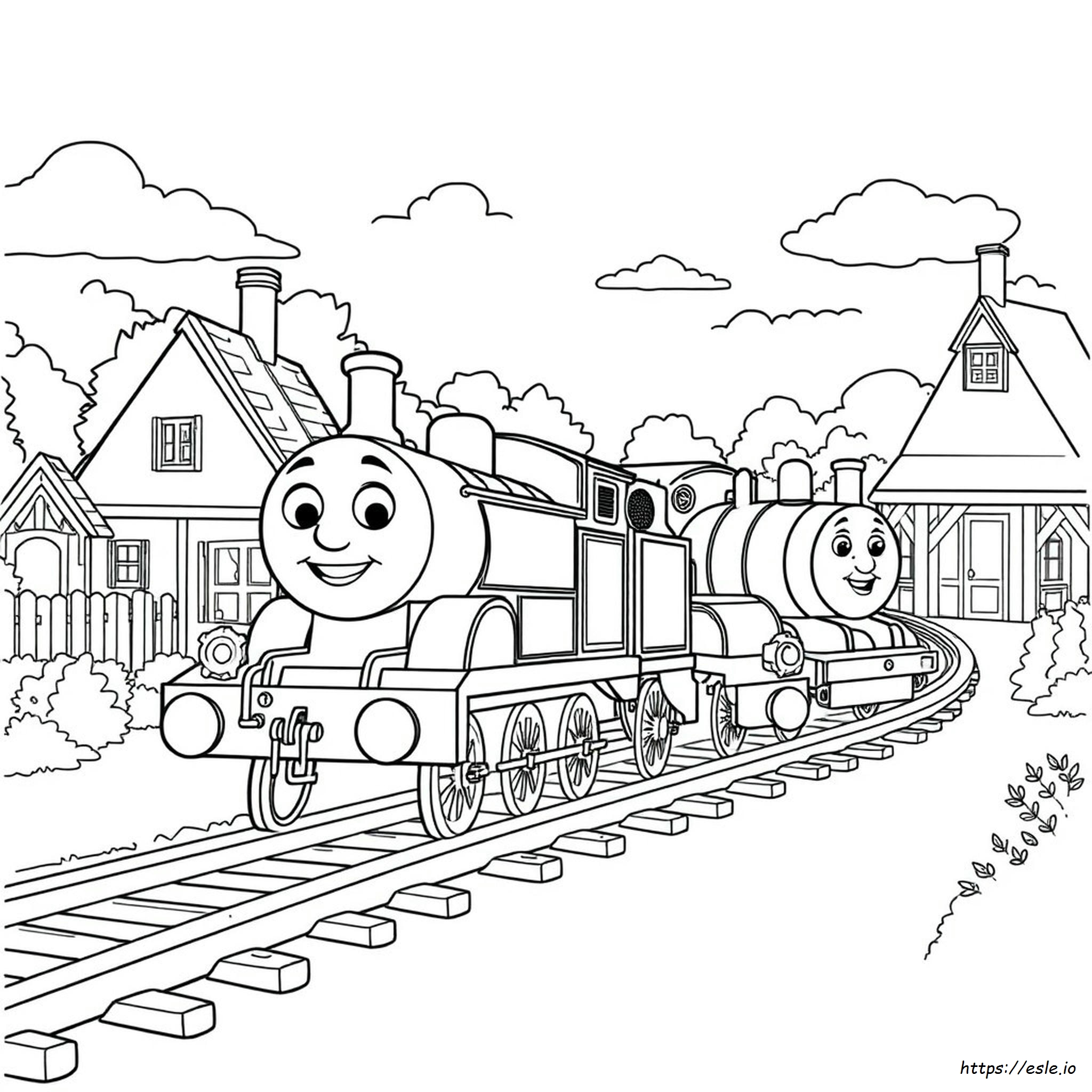 Thomas And Friends Coloring Page