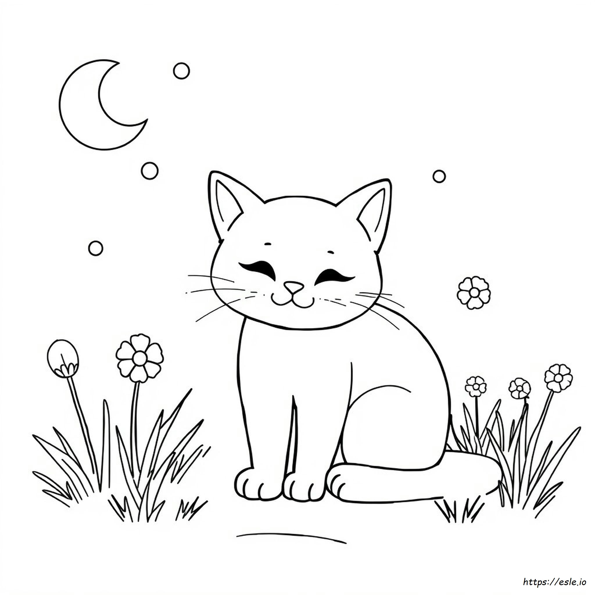 Basic Cat Print Cat Print For Coloring
