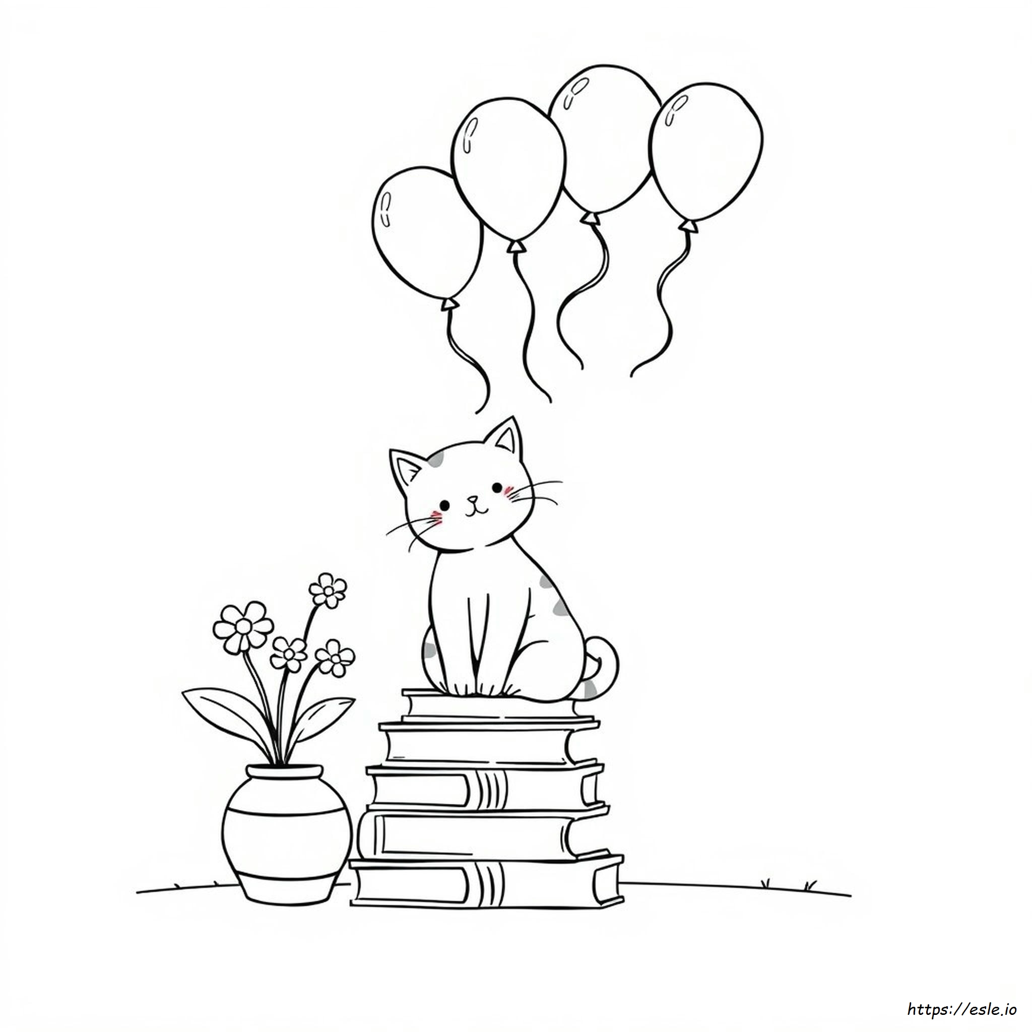 Aesthetic Cute Sticker Coloring Page