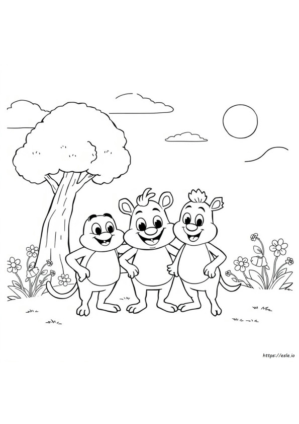Disney Junior Colouring Pages