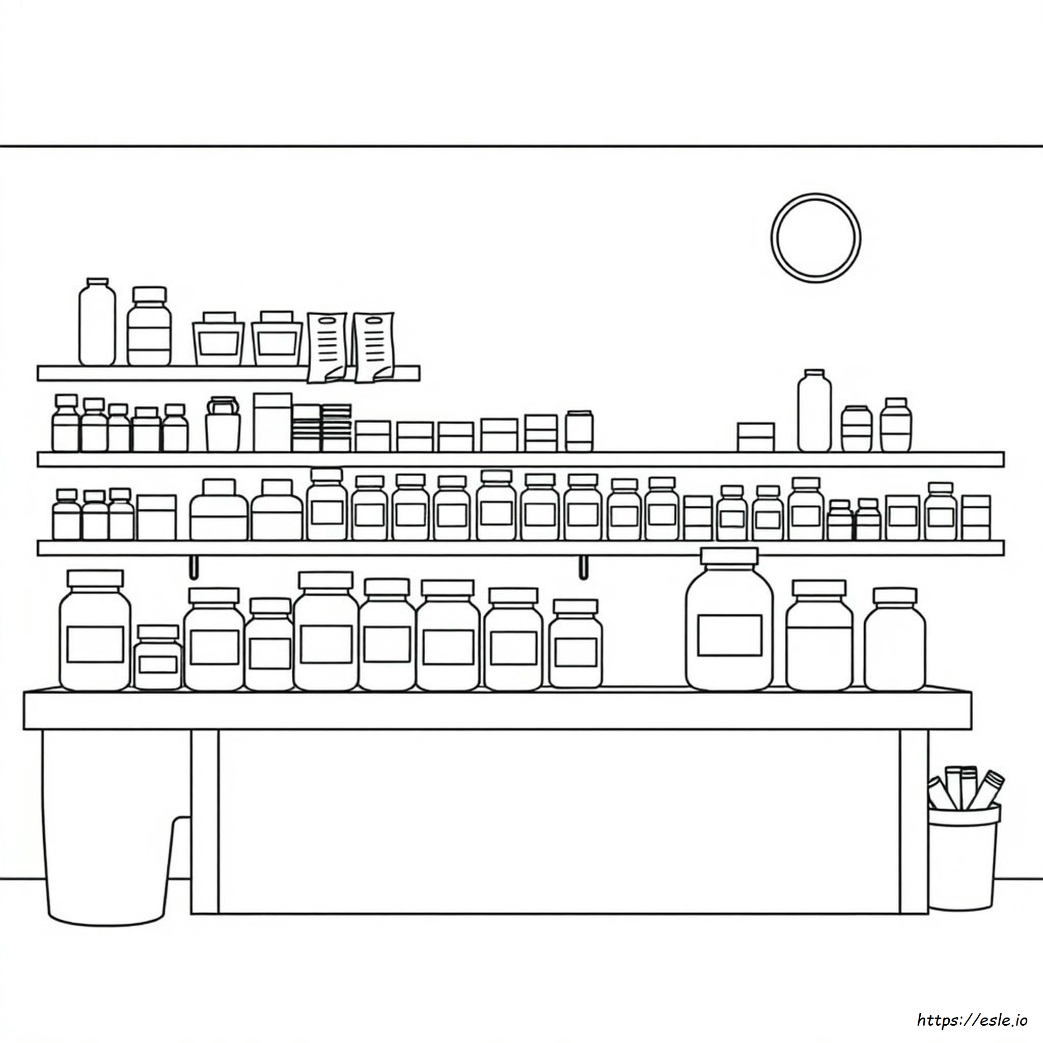 Free Pharmacy Coloring Pages