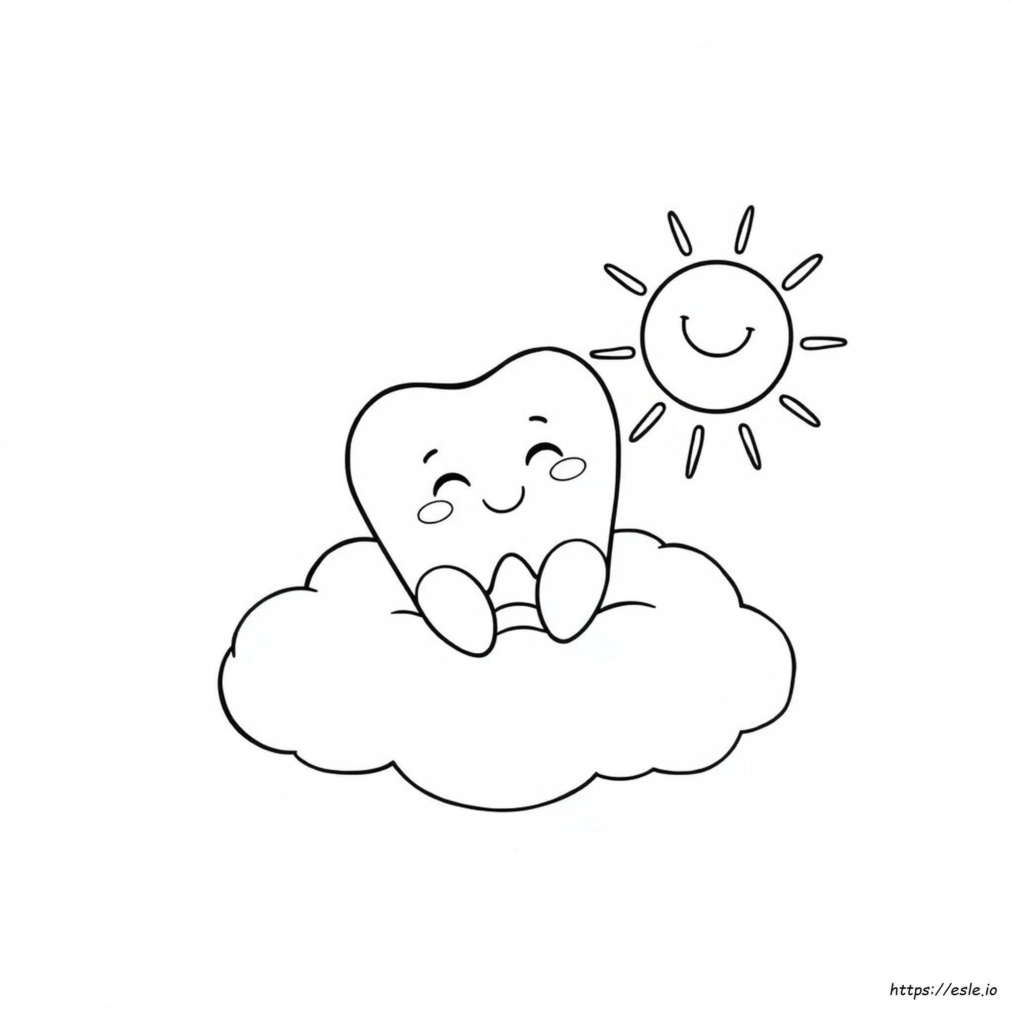 Tooth Coloring Pages To Print