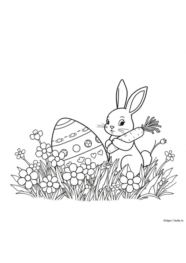 Blank Easter Coloring Pages