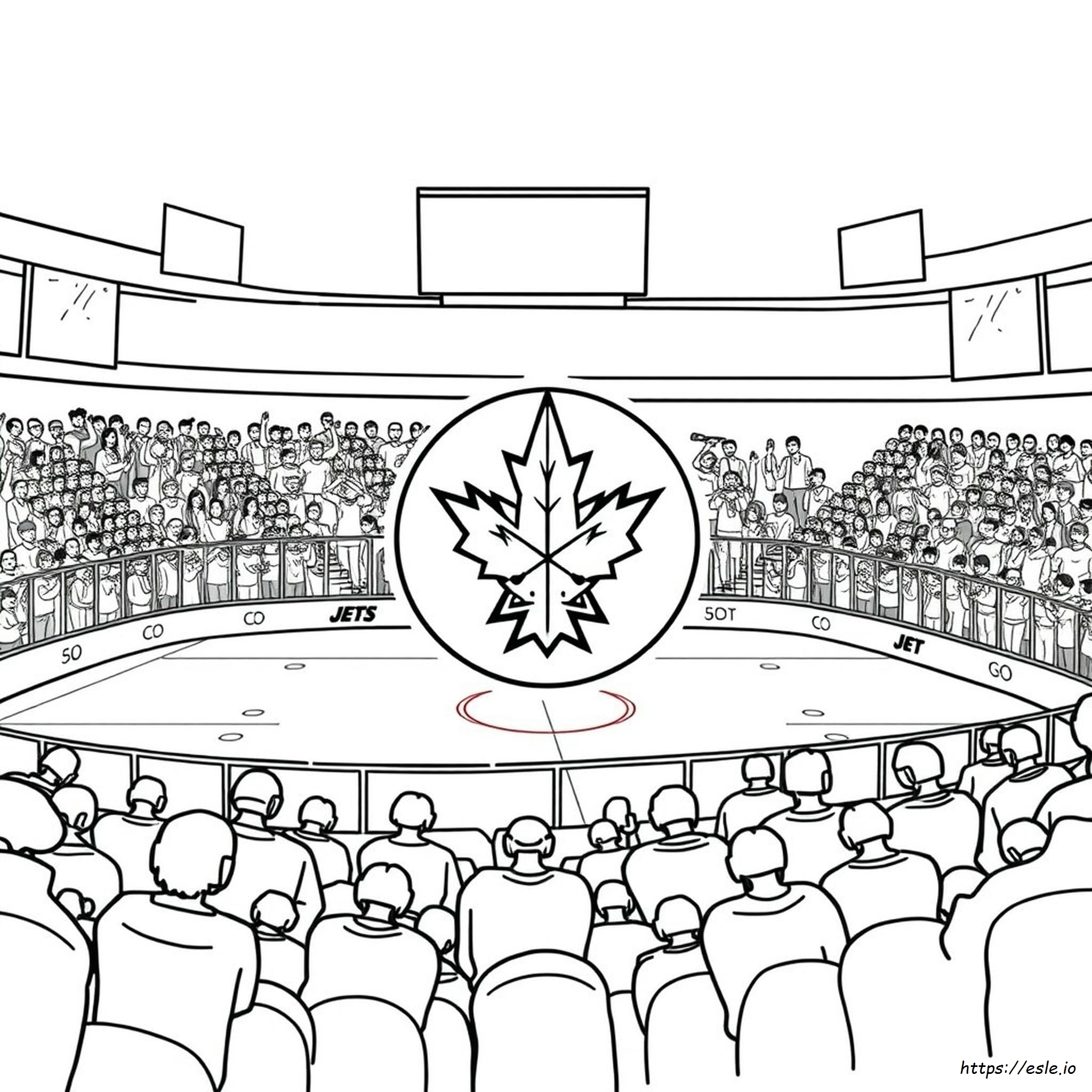 Winnipeg Jets Colouring Pages