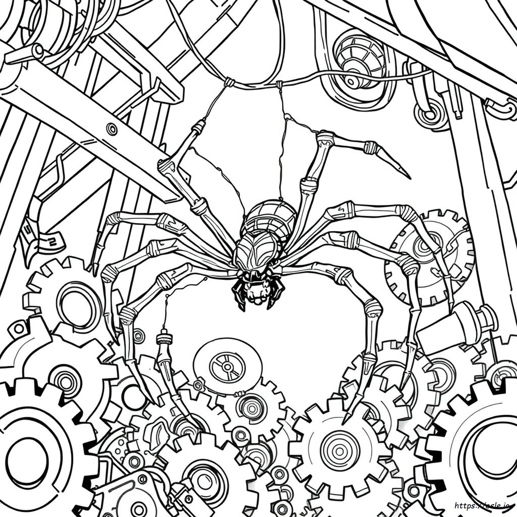 Iron Spider Coloring Page - Free Printable