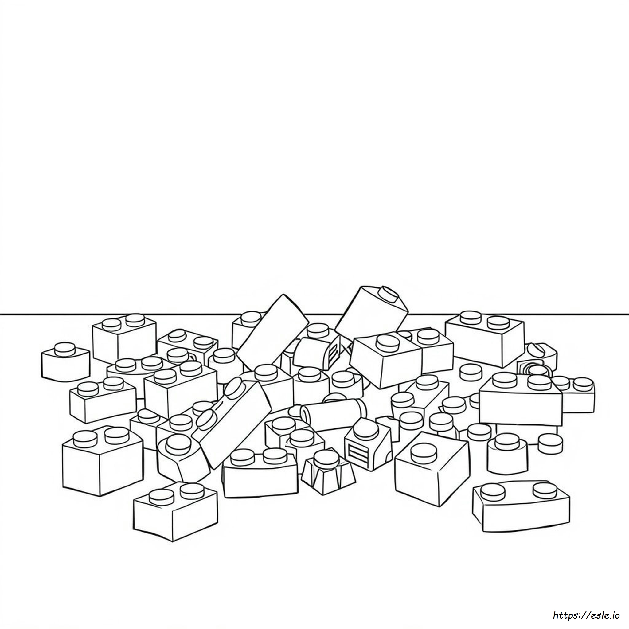 Printable Lego Block Coloring Pages