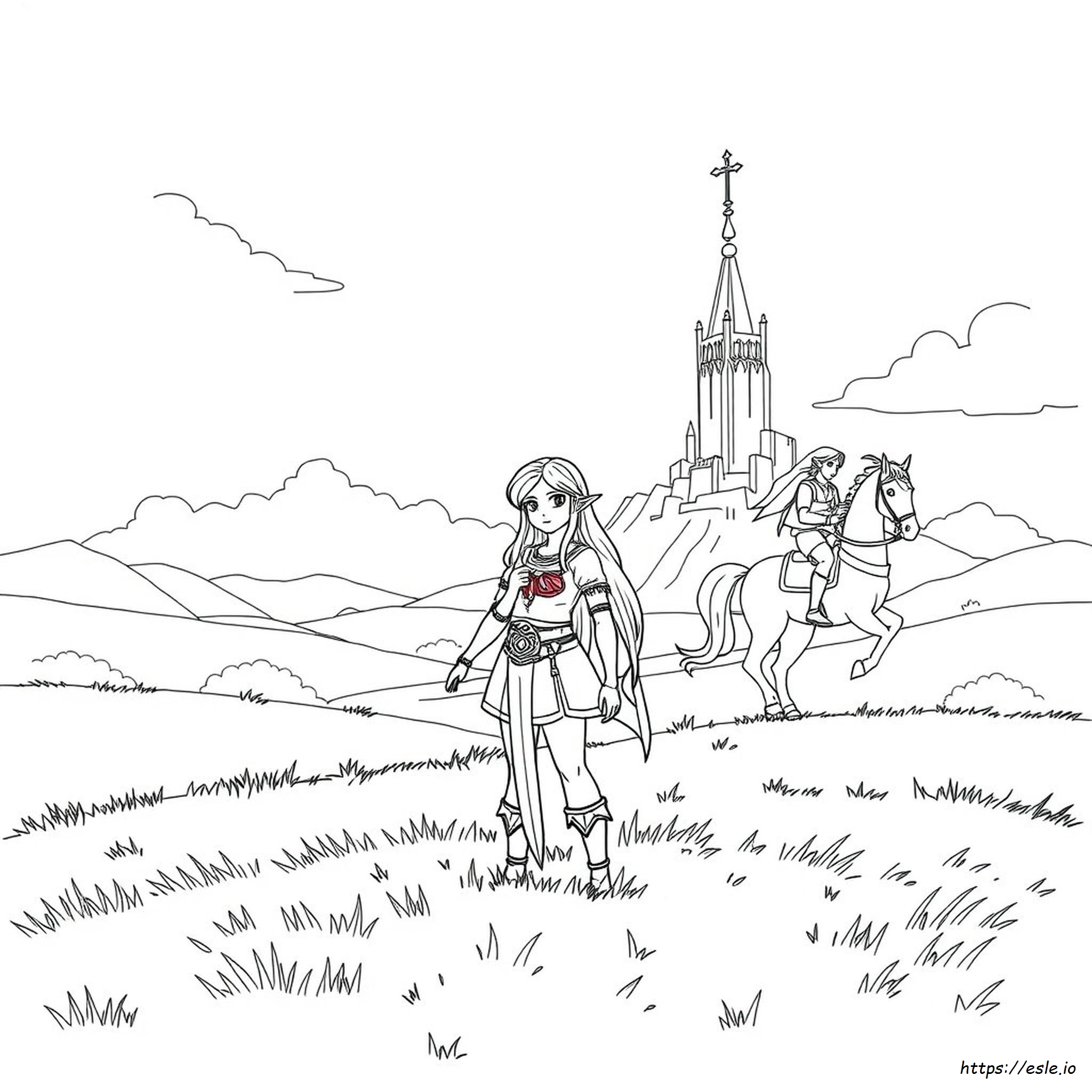 Zelda Coloring Pages To Print