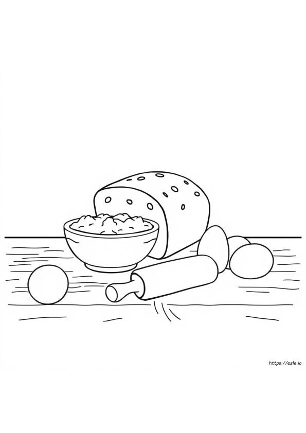 Bread Colouring In