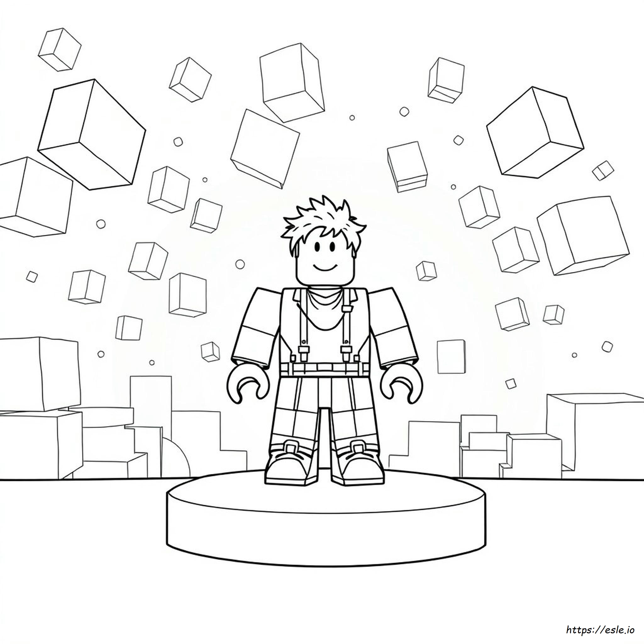 Roblox Character Colouring Pages
