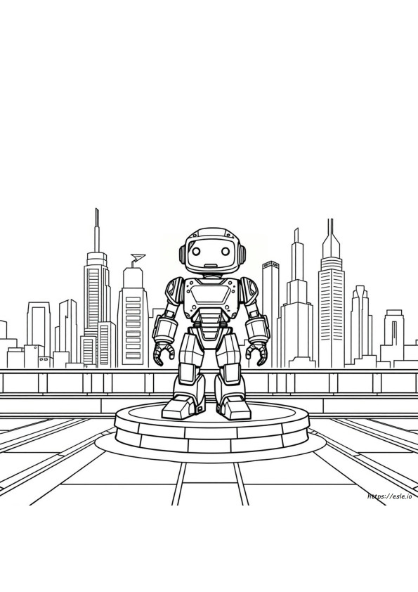 Mini Force Robot Boyama Sayfaları
