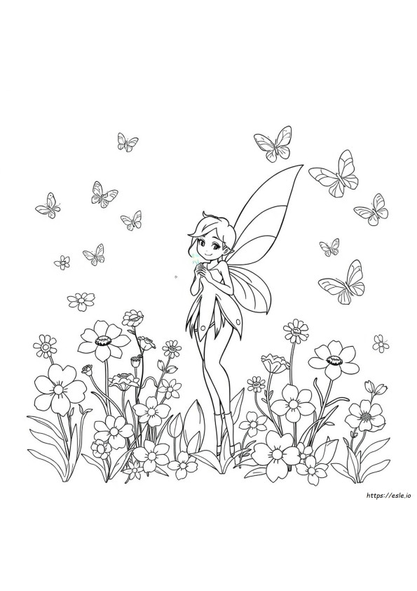 Free Printable Disney Fairy Coloring Pages