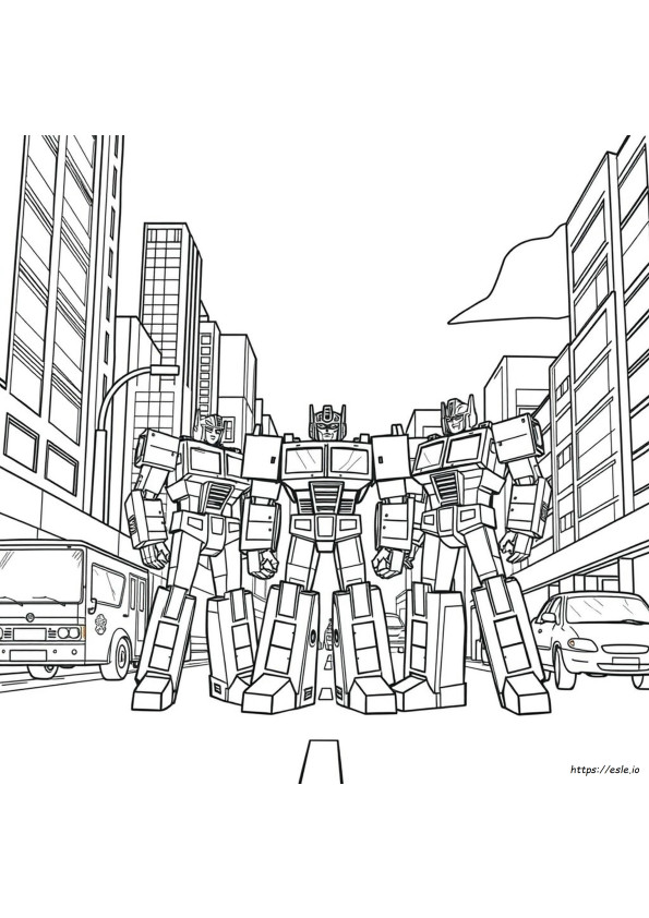Transformers Animated Värityskuvat