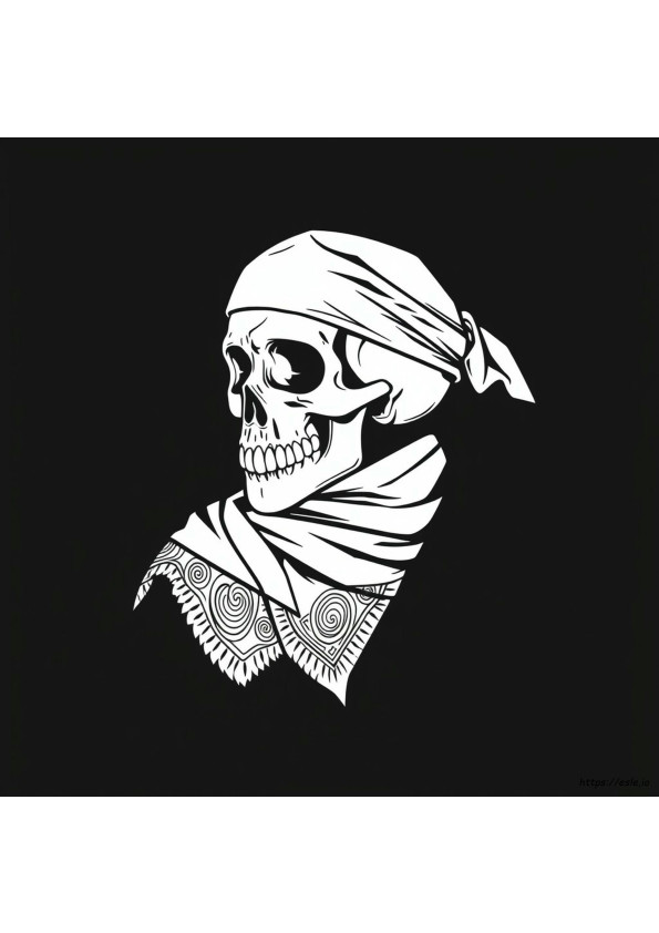 Skull Tattoo Coloring Pages