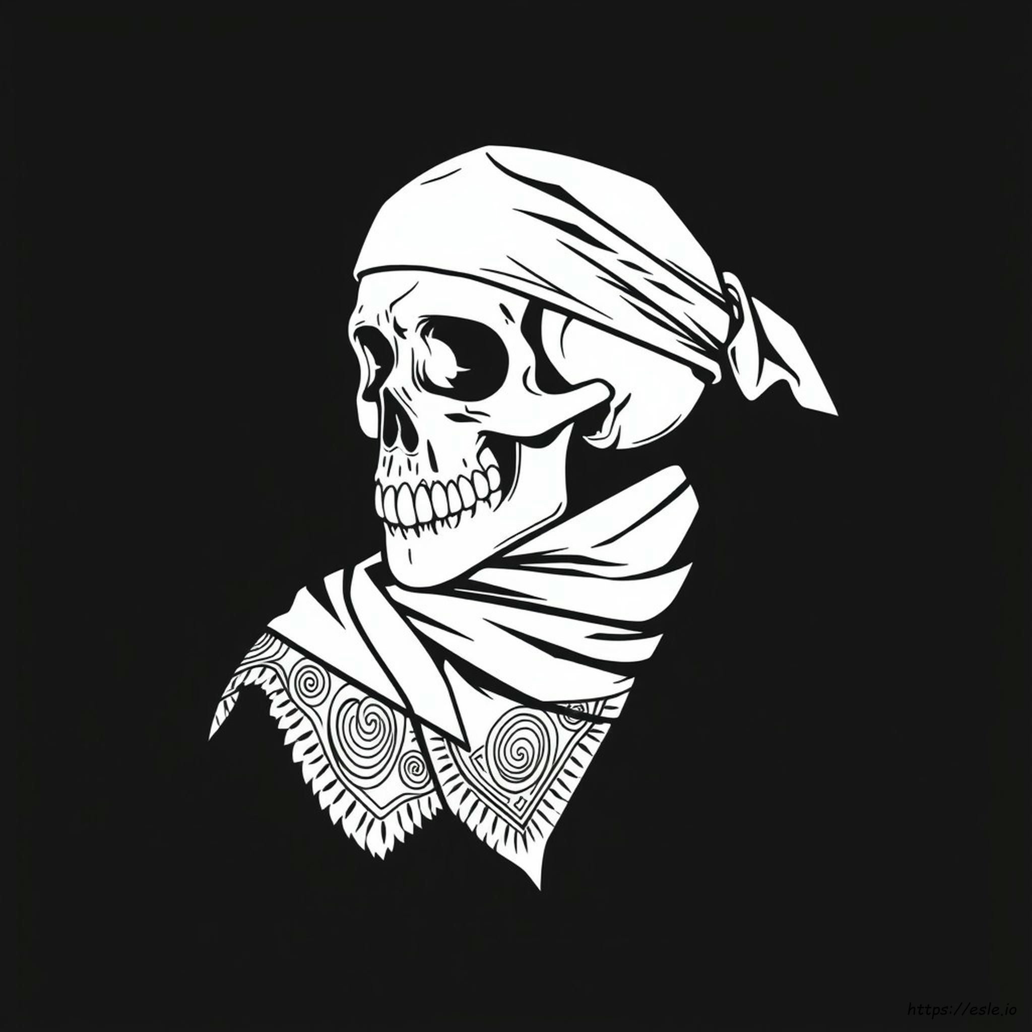 Disegno Teschio Tattoo Da Colorare