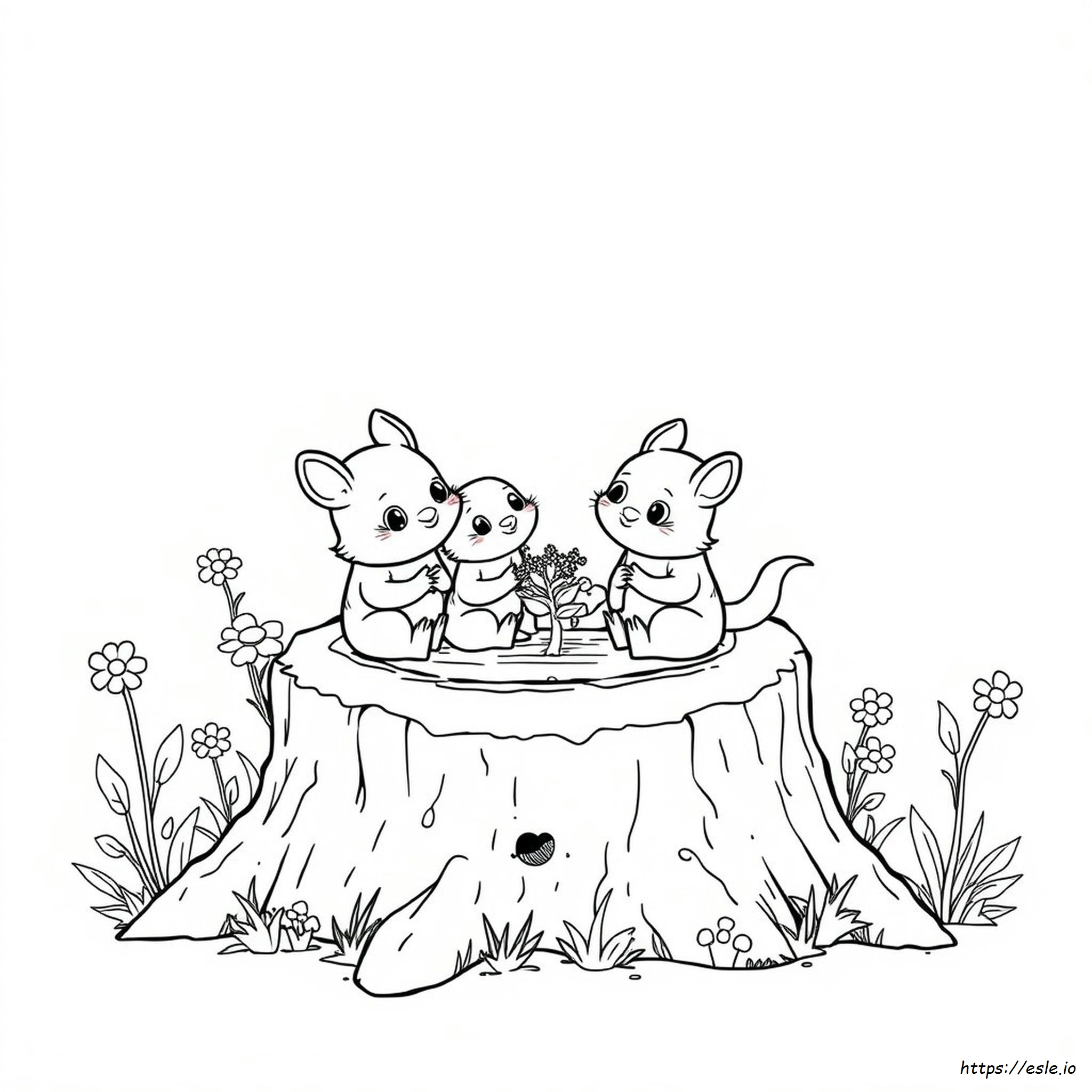 Forgotten Critters Coloring Pages
