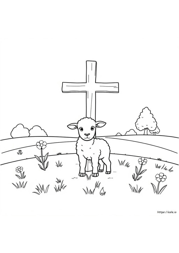 Easy Christian Coloring Pages