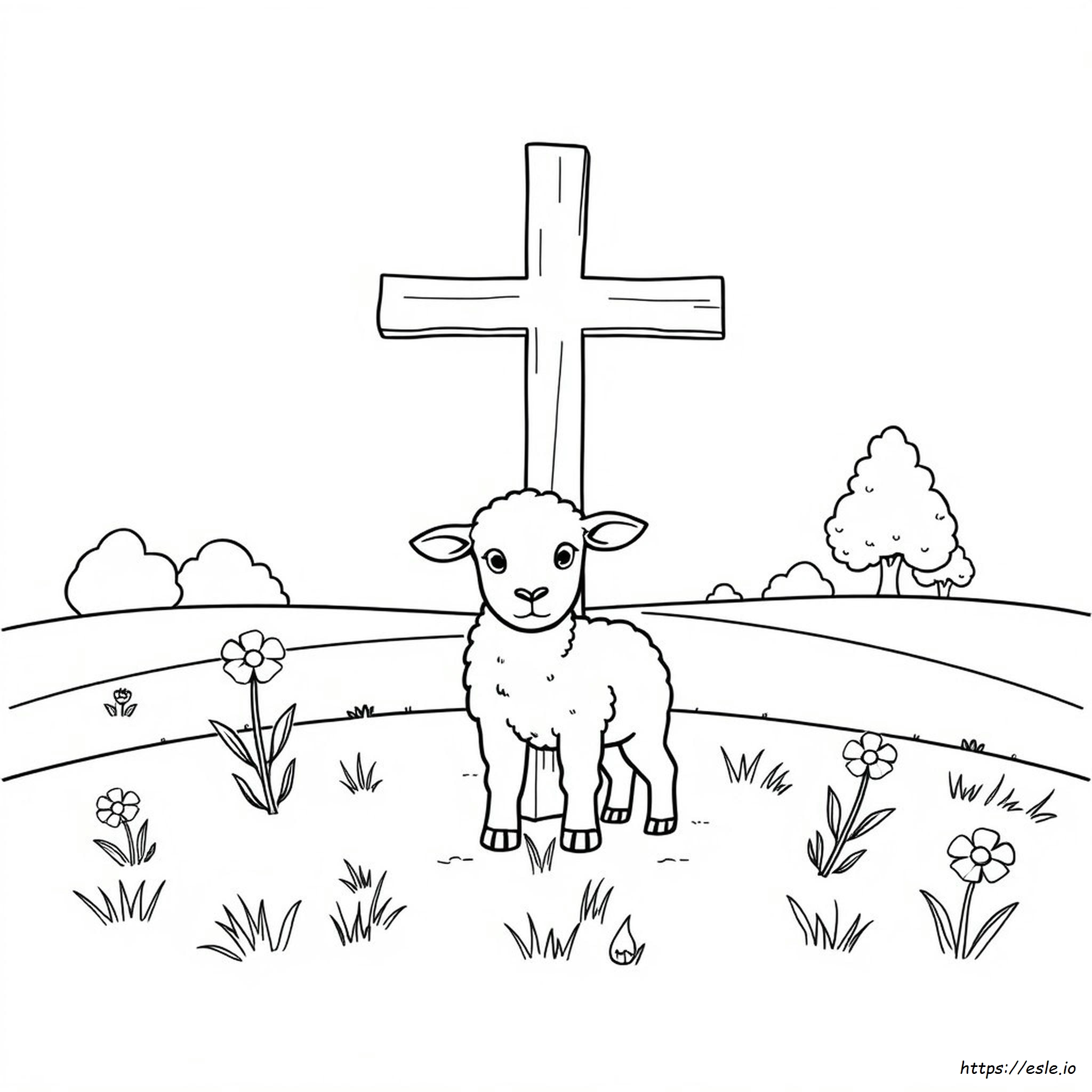 Easy Christian Coloring Pages