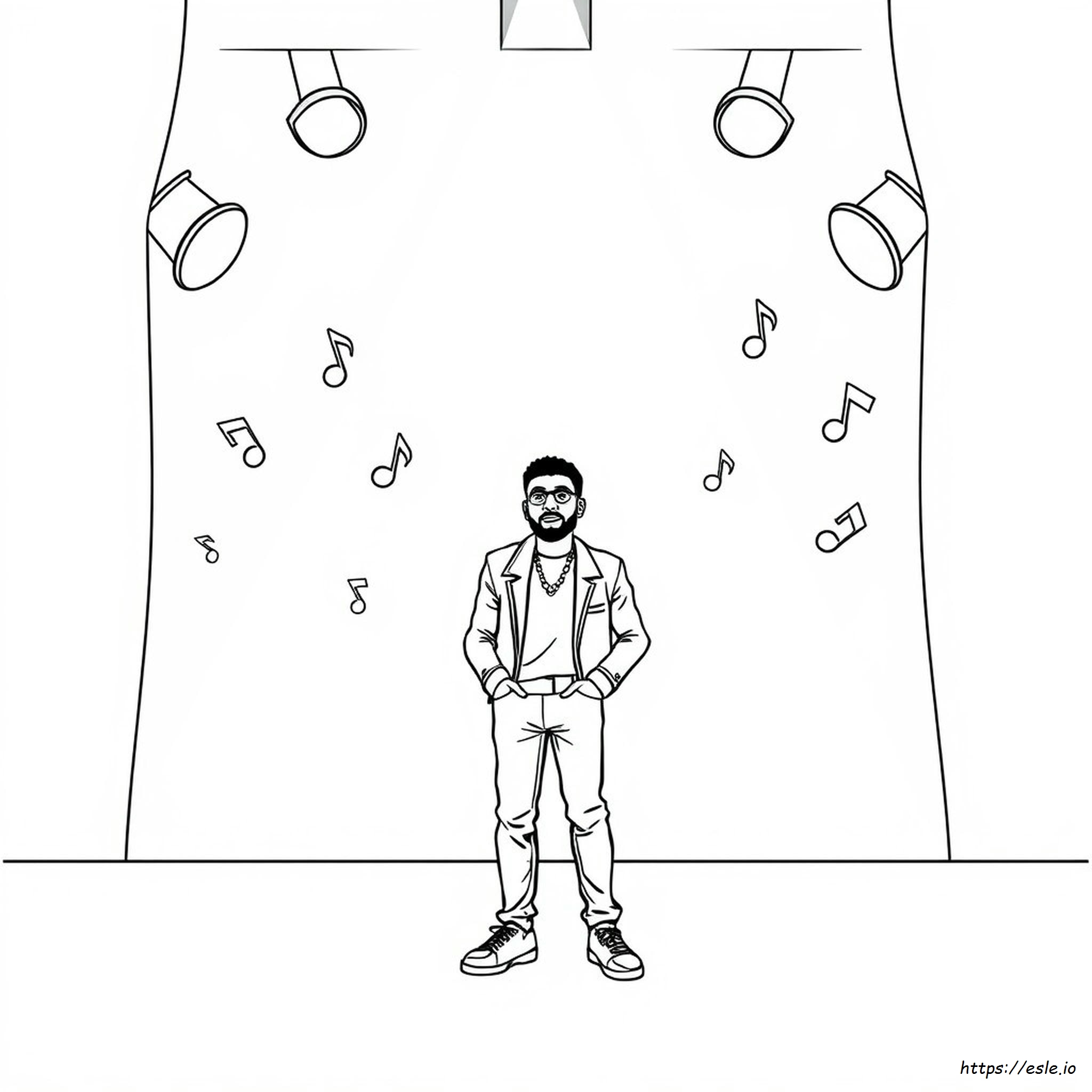 Usher Gambar Mewarnai - Gratis Untuk Dicetak