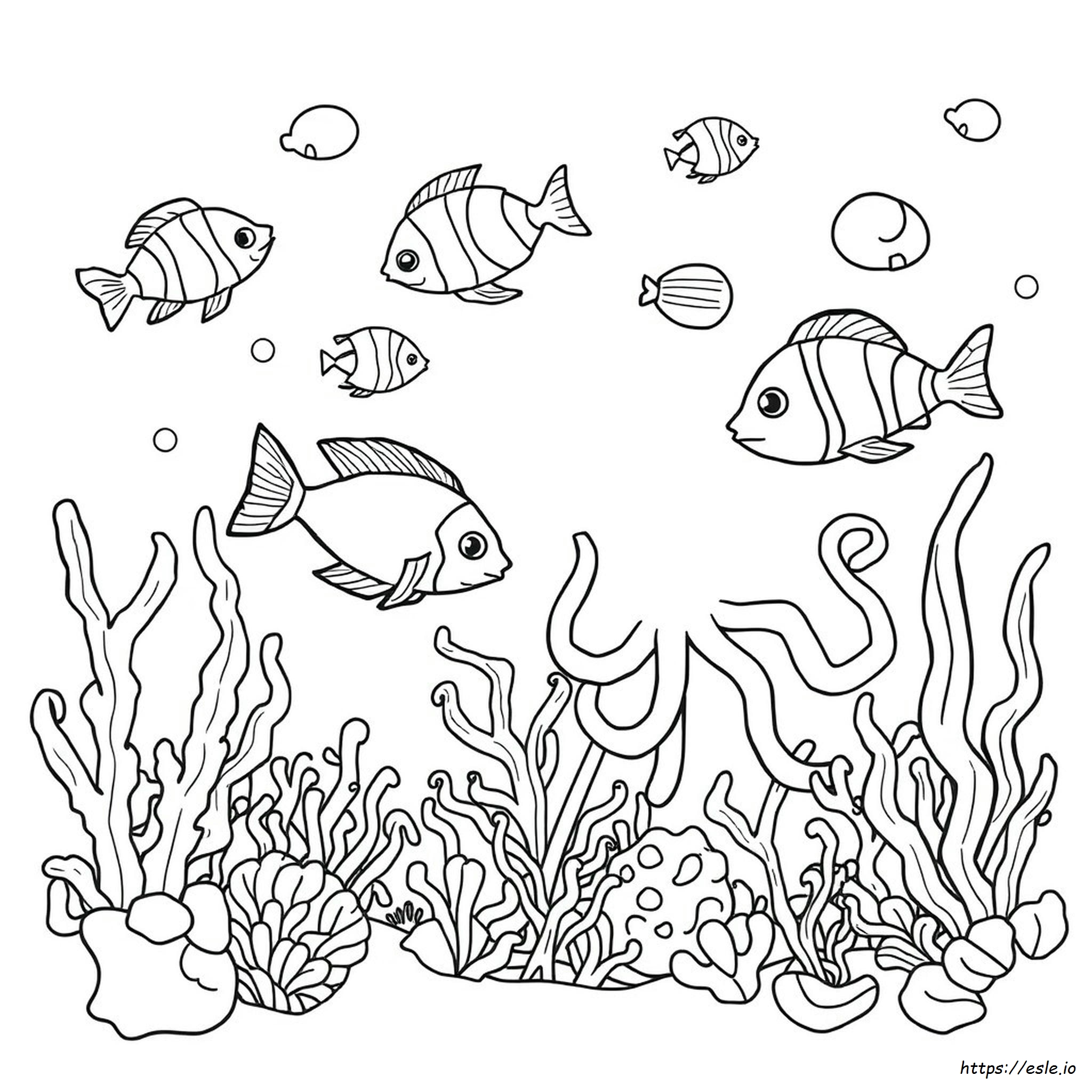 Undersea Creatures Coloring Pages