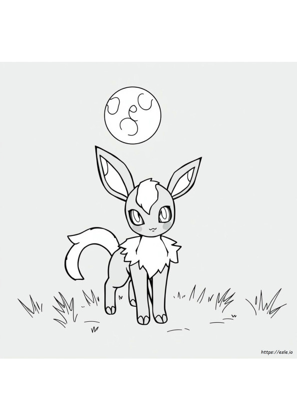Umbreon Pokemon De Colorat