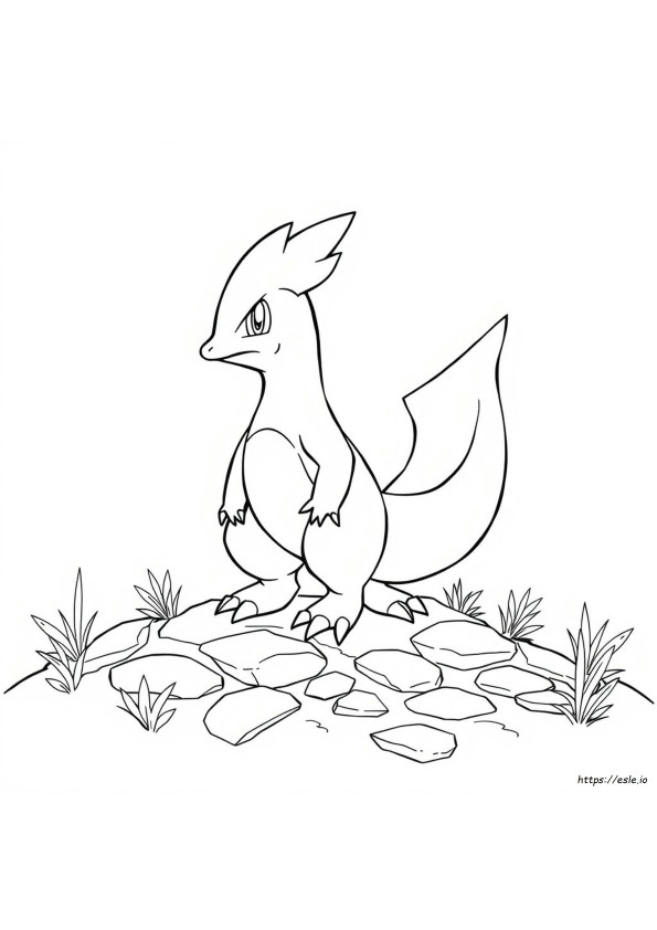 Typhlosion Da Colorare