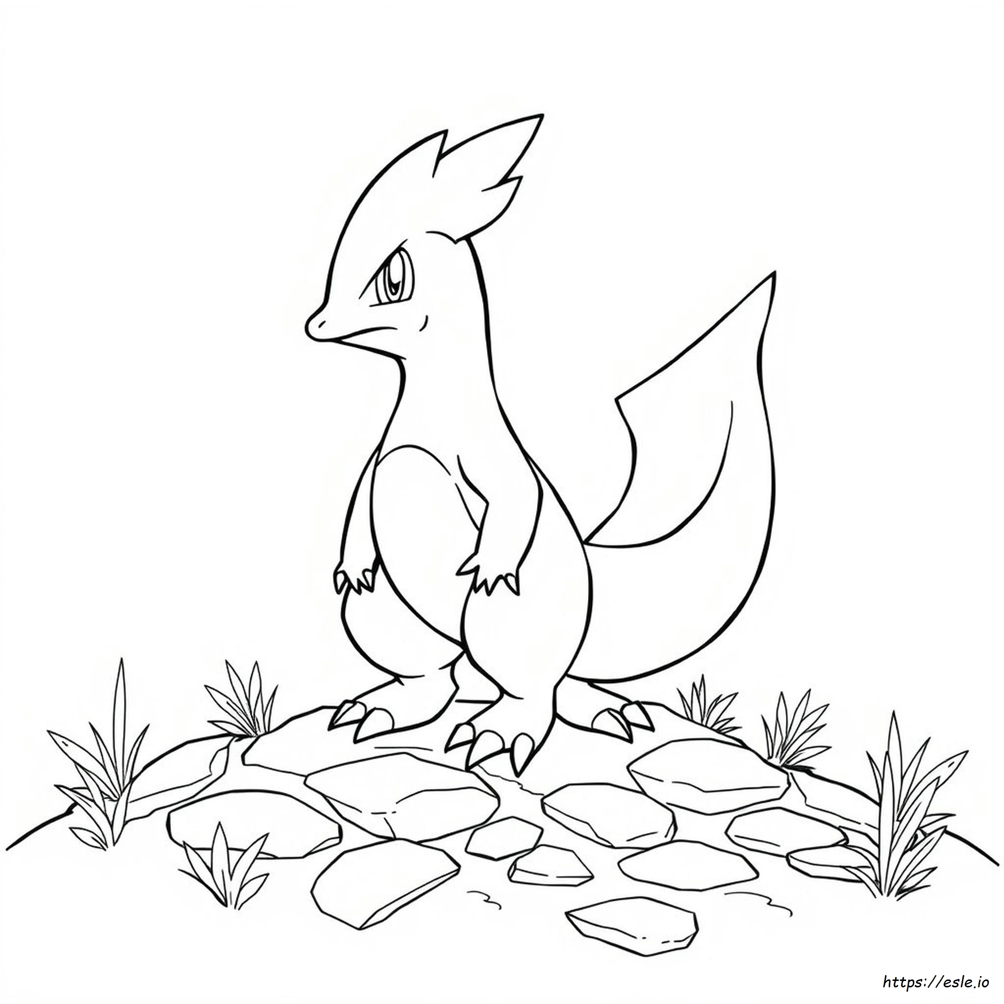Typhlosion Coloring Page - Free Printable