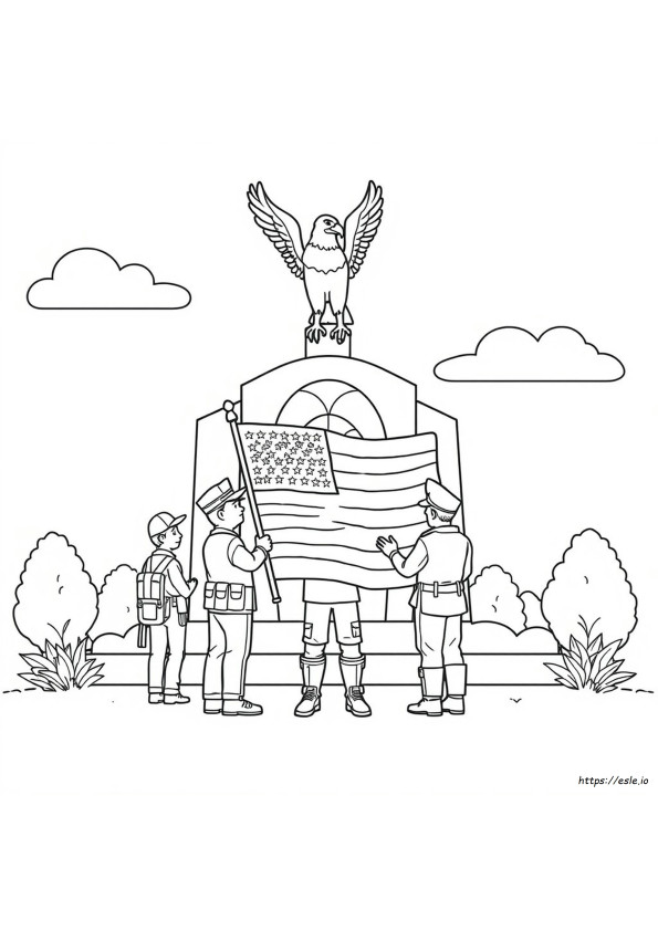 Disegni Da Colorare Gratuiti Per La Giornata Dei Veterani Per La Scuola Materna