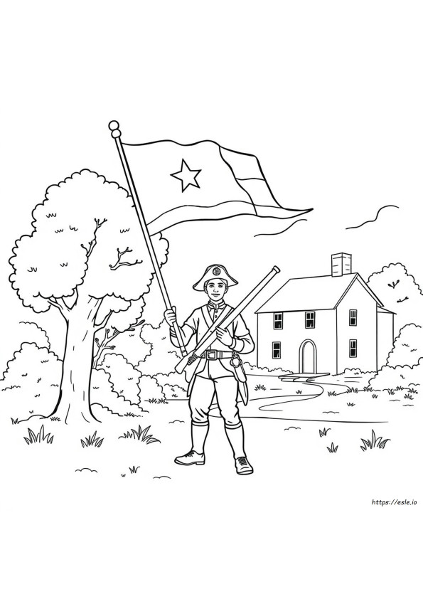 Revolutionary War Coloring Sheets
