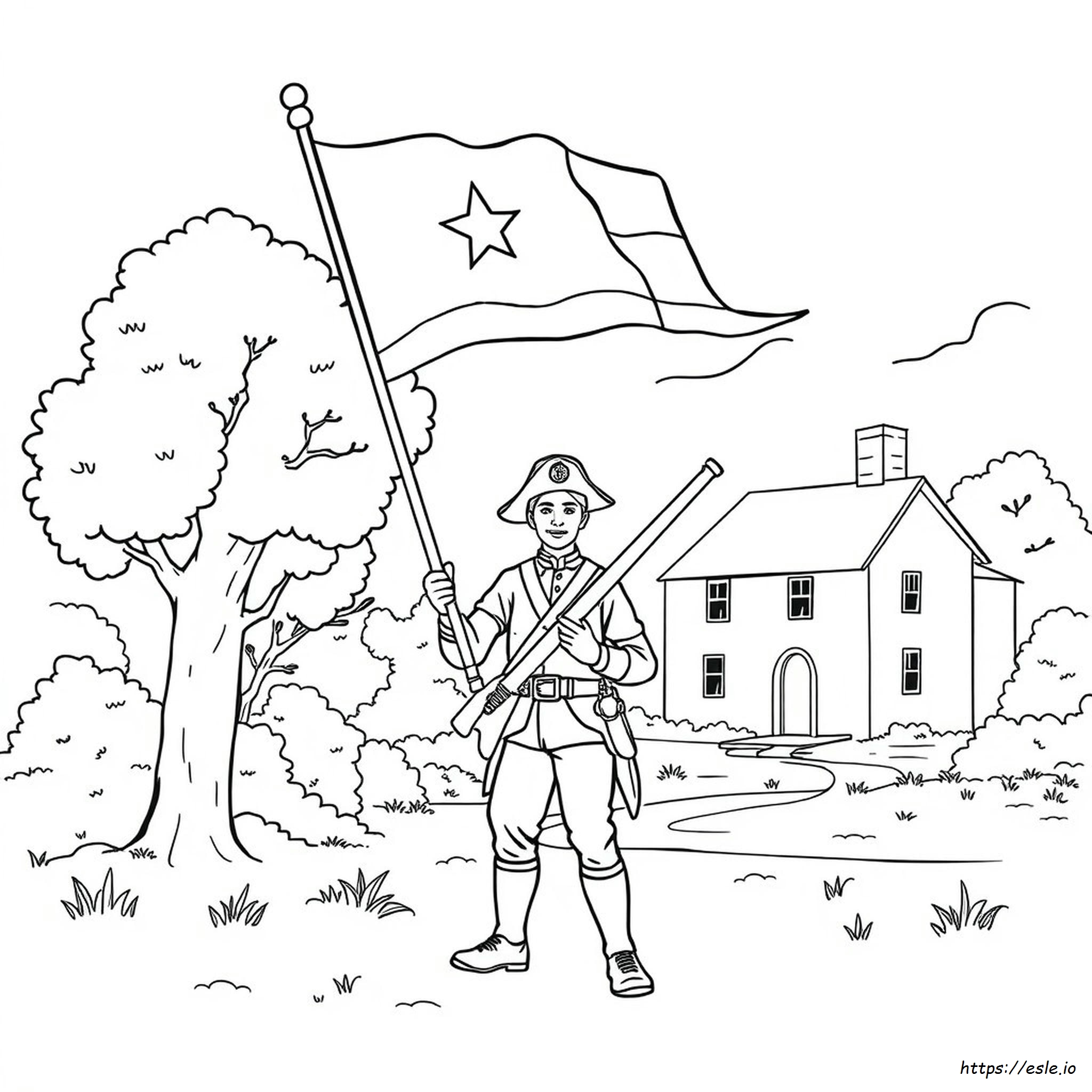 Revolutionary War Coloring Sheets