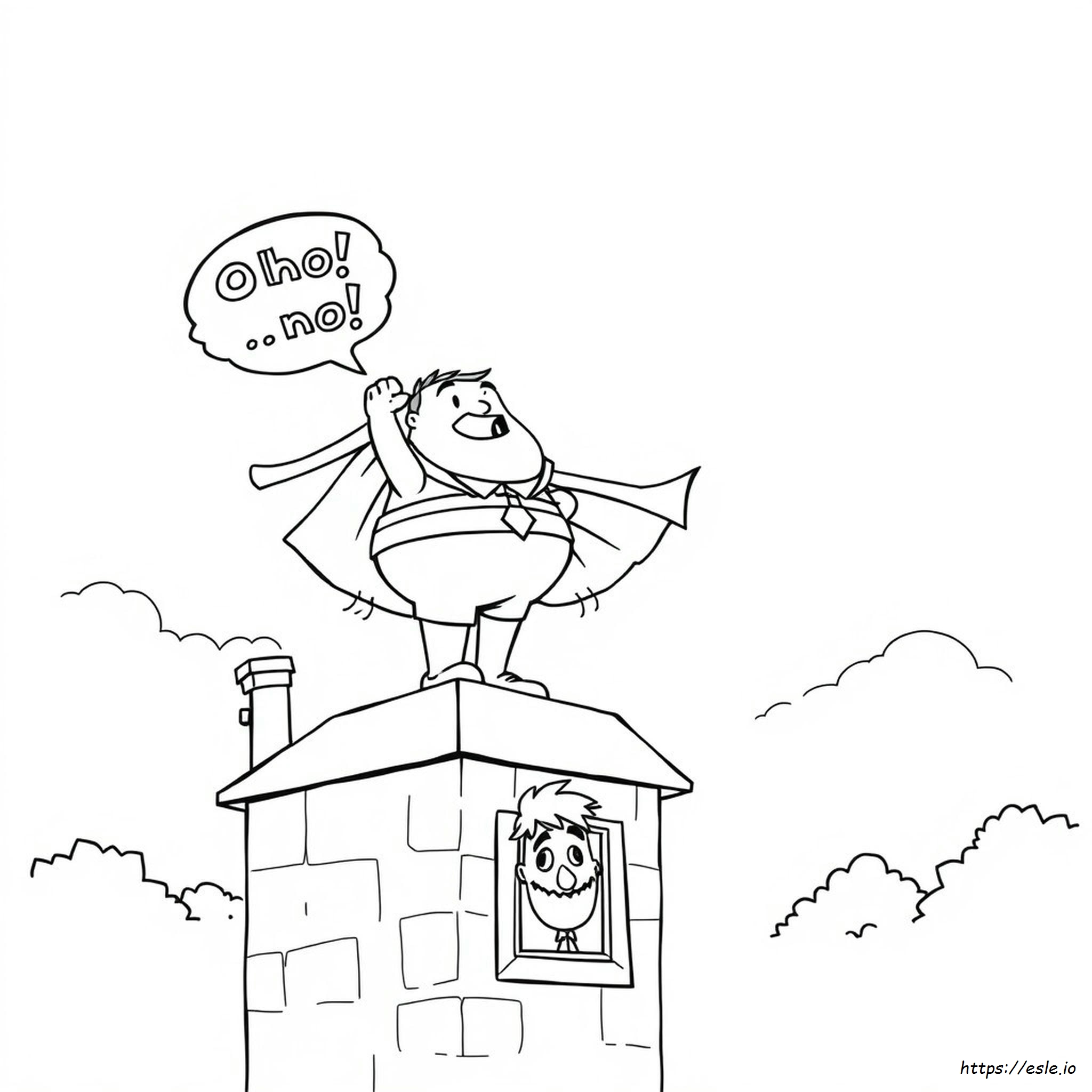 Captain Underpants Comic Book Coloring Pages
