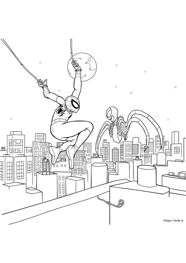 Spider Man Und Venom Ausmalbilder