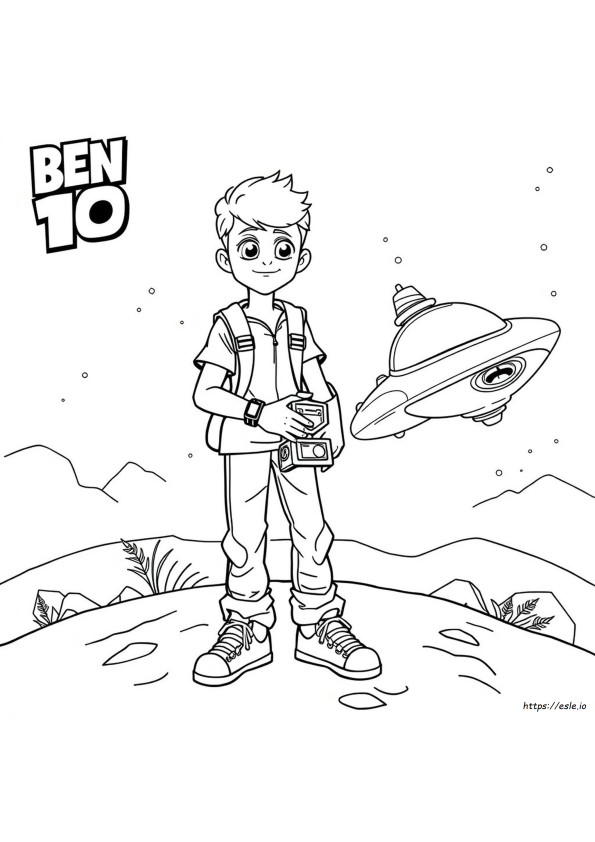 Coloring Pages Ben 10 De Colorat