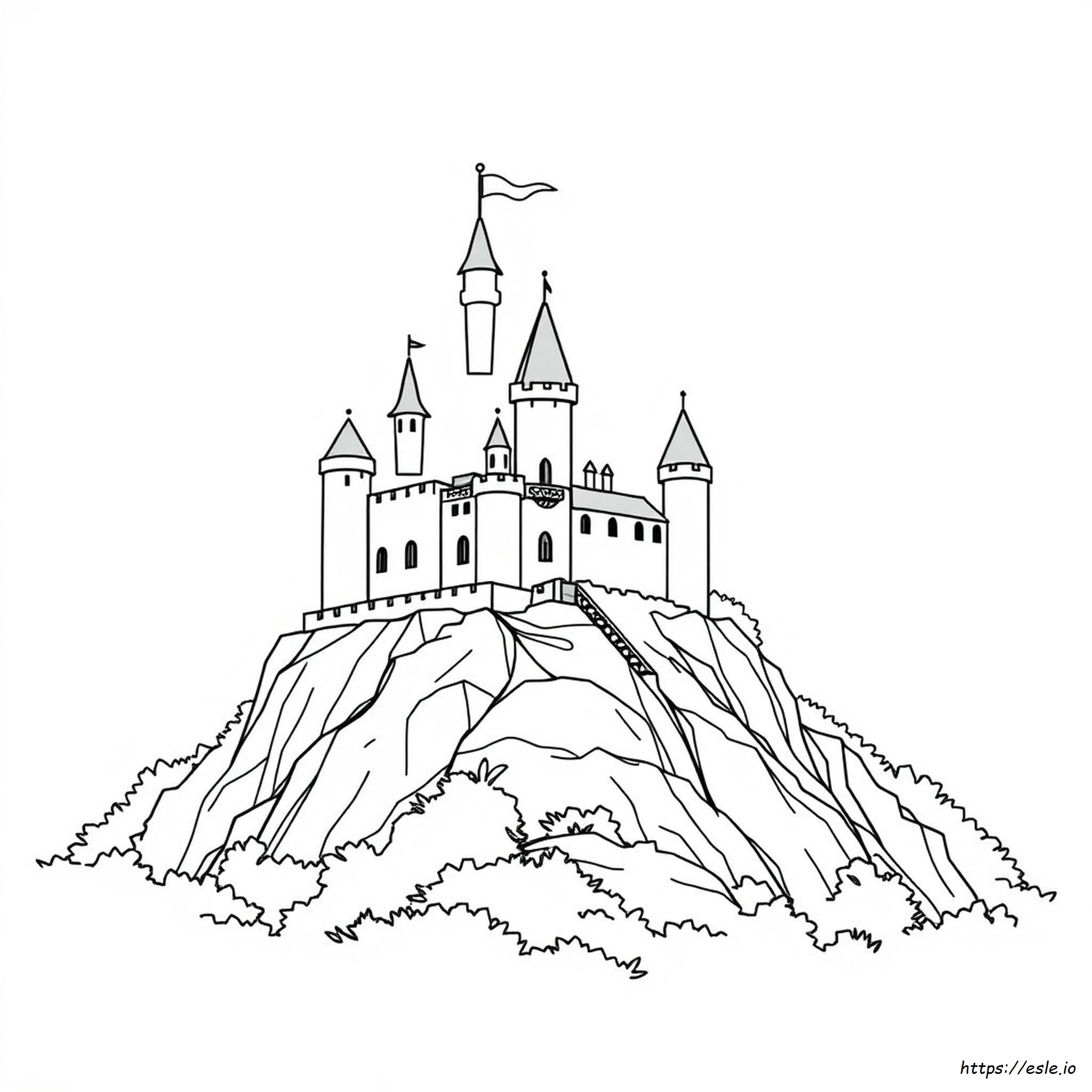 Coloring Picture Of Castle