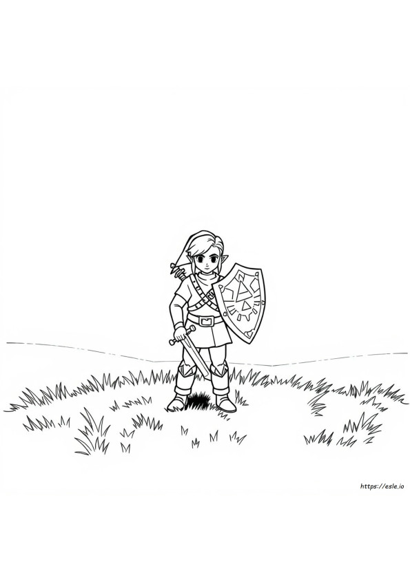 Legend Of Zelda Coloring Pages Online
