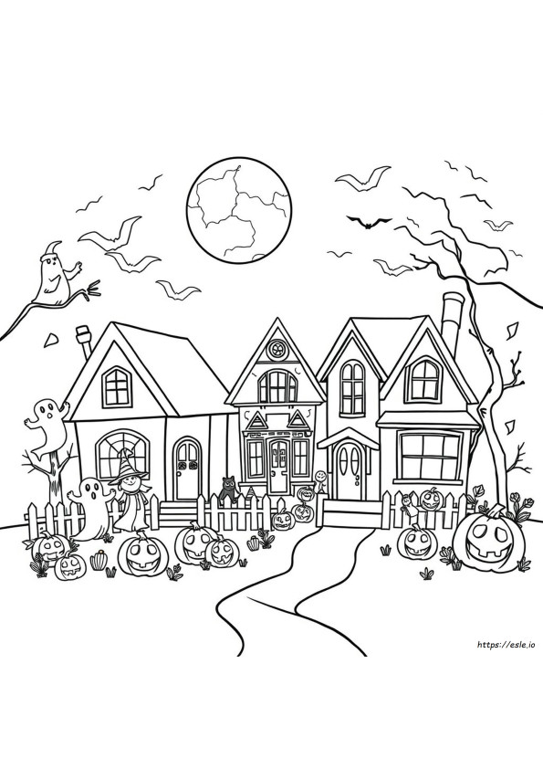 Pagini De Colorat De Halloween Gratuite De Printat