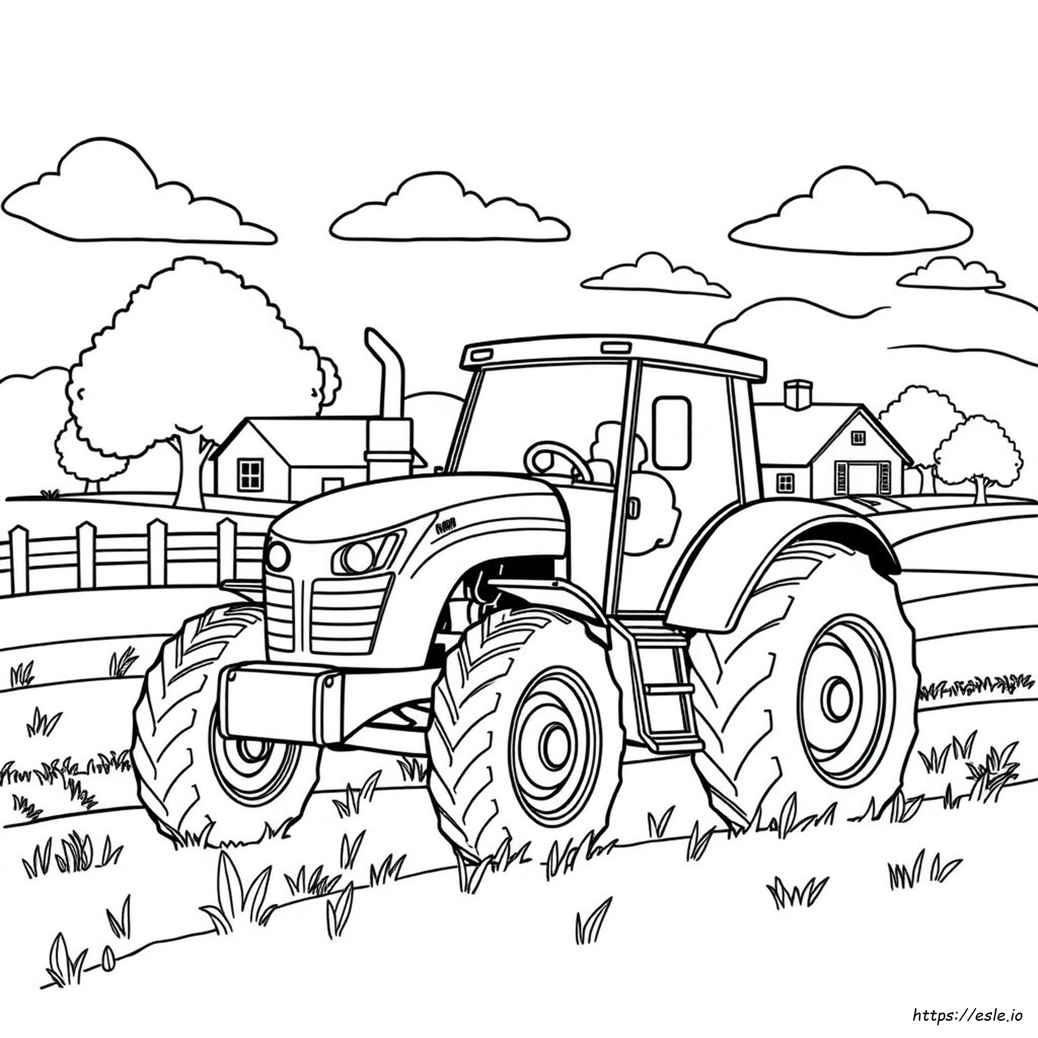 Traktor Rolniczy Kolorowanki