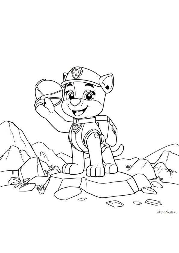 Rocky Paw Patrol Ausmalbilder