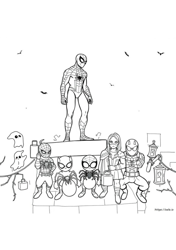 Spidey Und Seine Erstaunlichen Freunde Halloween Ausmalbilder